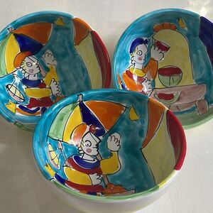 The Cellar Colorful Hand Painted Made in Italy Ceramic Bowls Macy’s Excl…